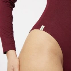 BODY MANCHES LONGUES BORDEAUX 7 BODY MANCHES LONGUES BORDEAUX -ROUGEGORGE 77023000 Z
