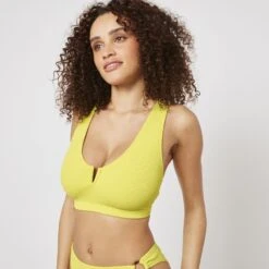 MAILLOT DE BAIN BRASSIERE JAUNE